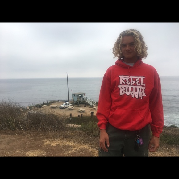 Rebel Buddha red hoodie - Picture 8 of 8
